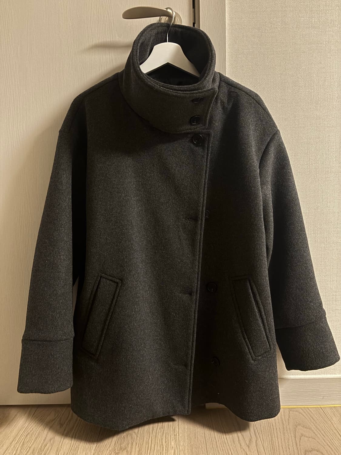 Dimanche Double Breasted Coat (grey) 상품이미지3