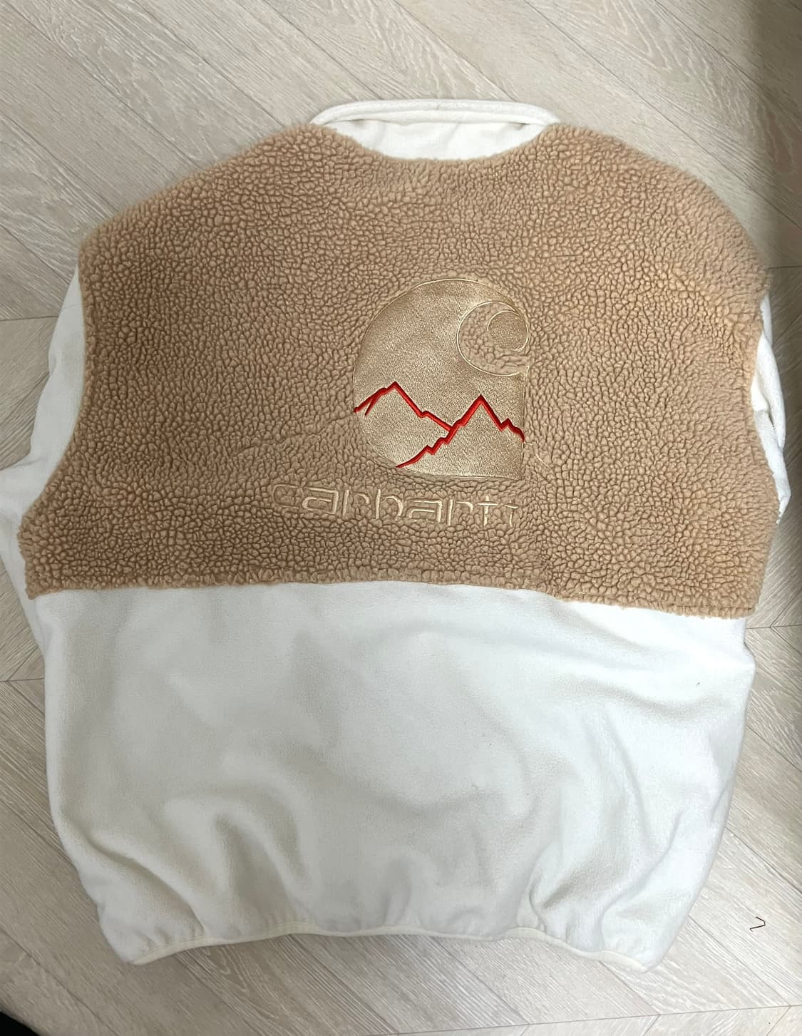 칼하트 아웃도어 c 후리스 자켓 아이보리 상품이미지1