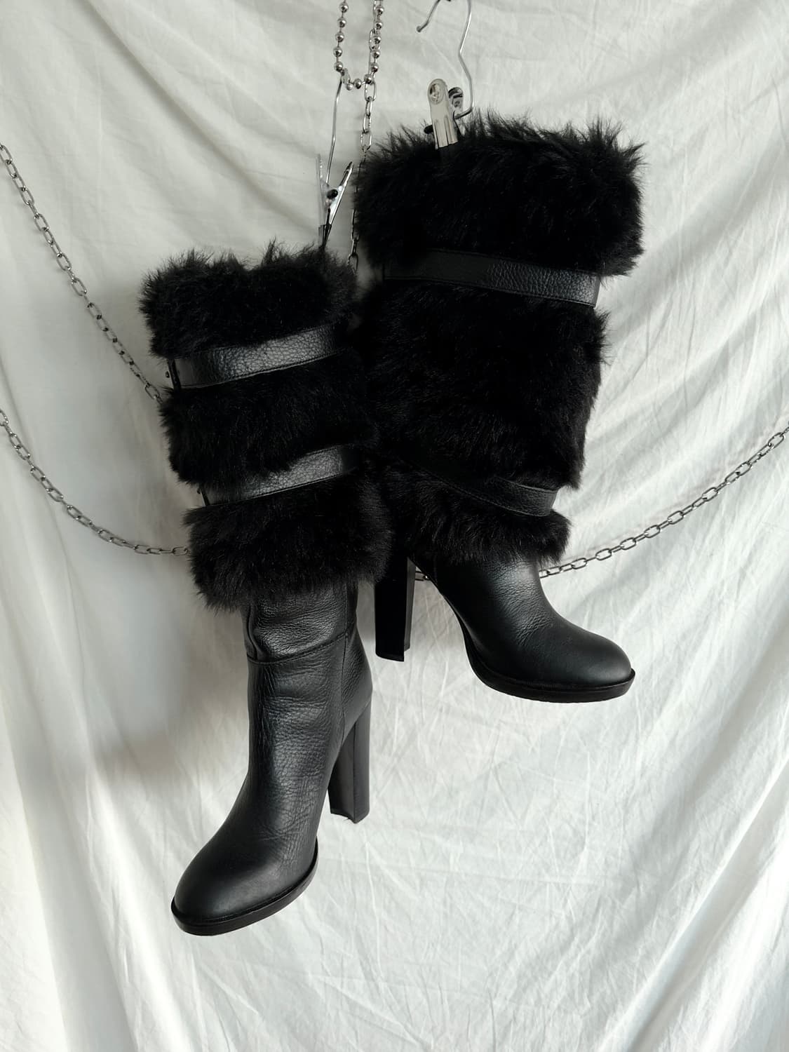 마이클코어스 래빗 퍼 부츠 상품이미지2