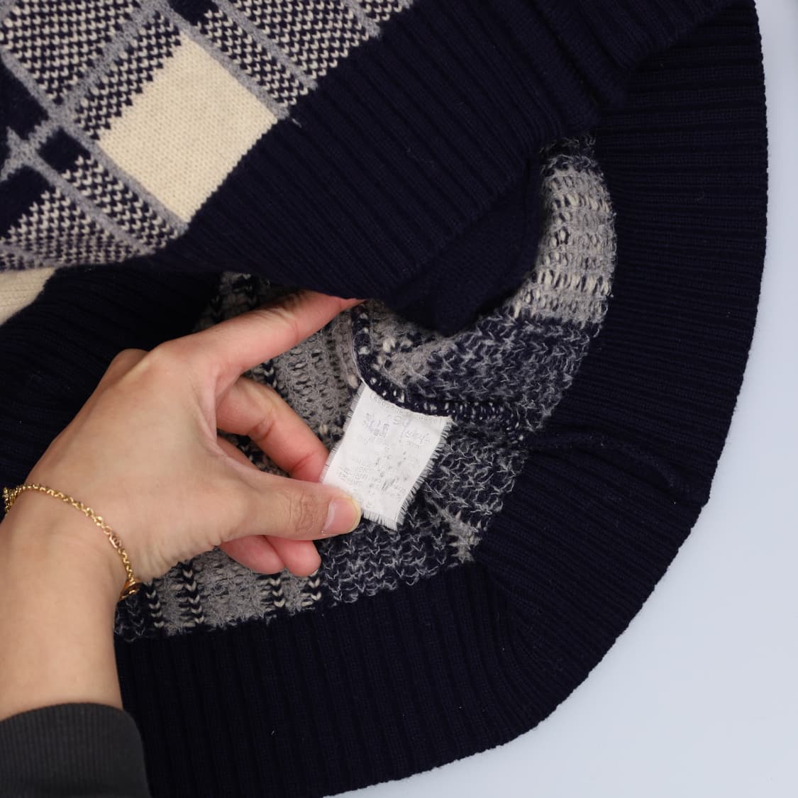 90 빈폴 여성 니트후드집업 0224H1 상품이미지4