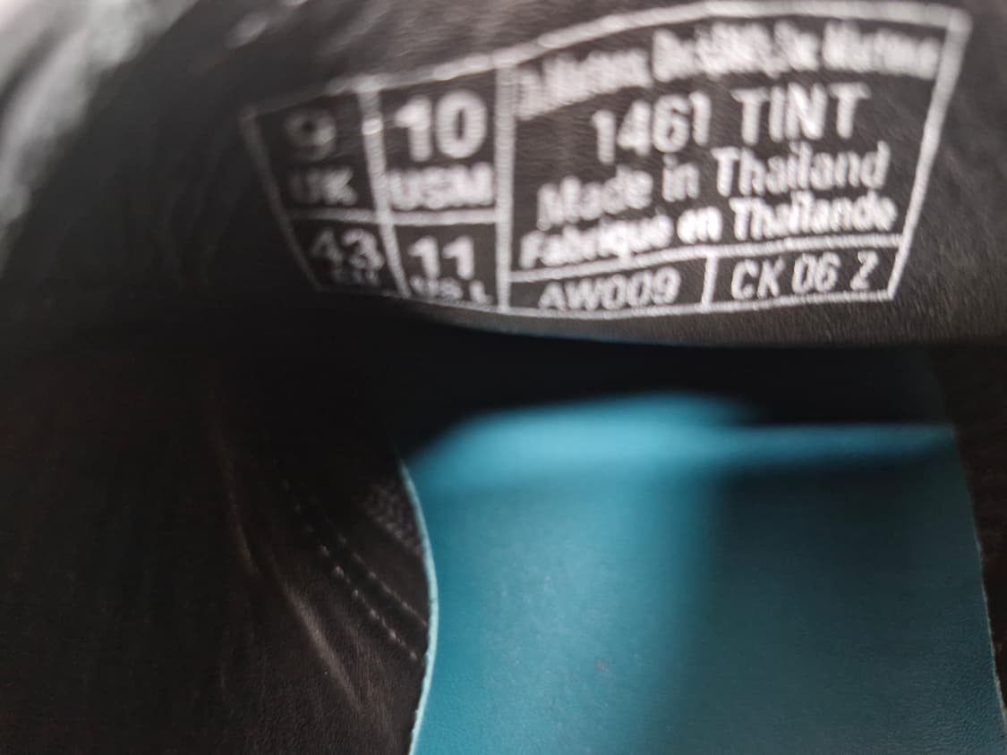 닥터마틴x디스이즈네버댓 콜라보 1461 280사이즈 판매합니다 상품이미지6