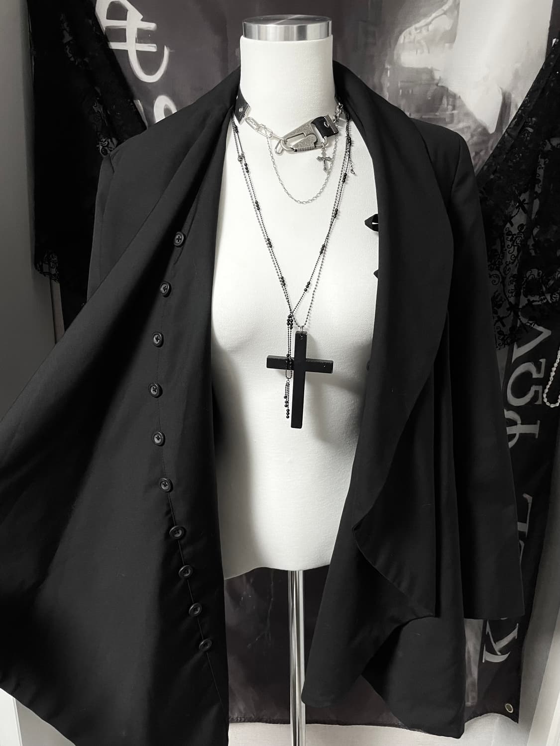 Jpn 빈티지 드레이프 블레이저 자켓 헬무트랭앤드뮐미스터준야요지st 상품이미지4