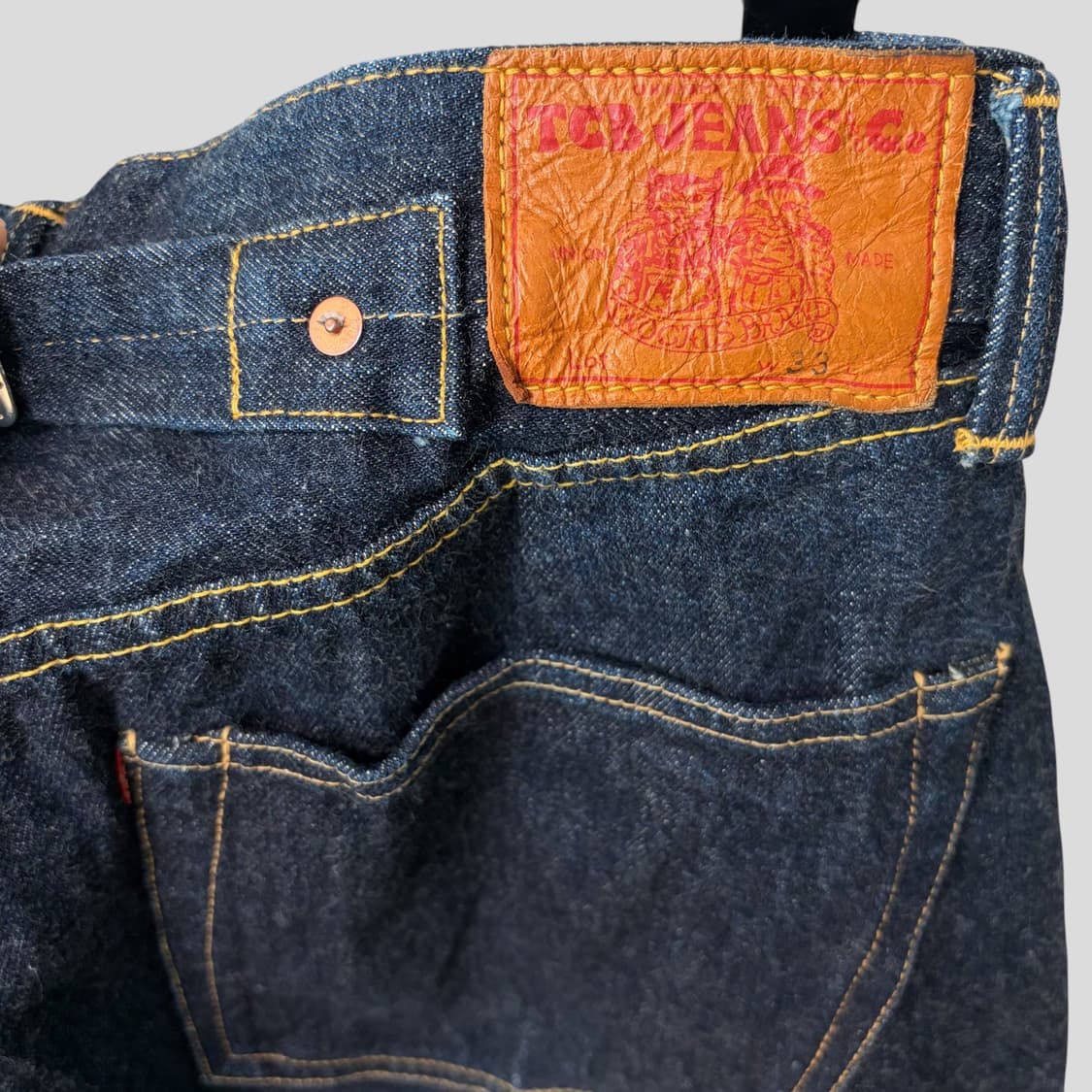 (33)TCB Jeans 30s 셀비지 데님청바지 상품이미지8