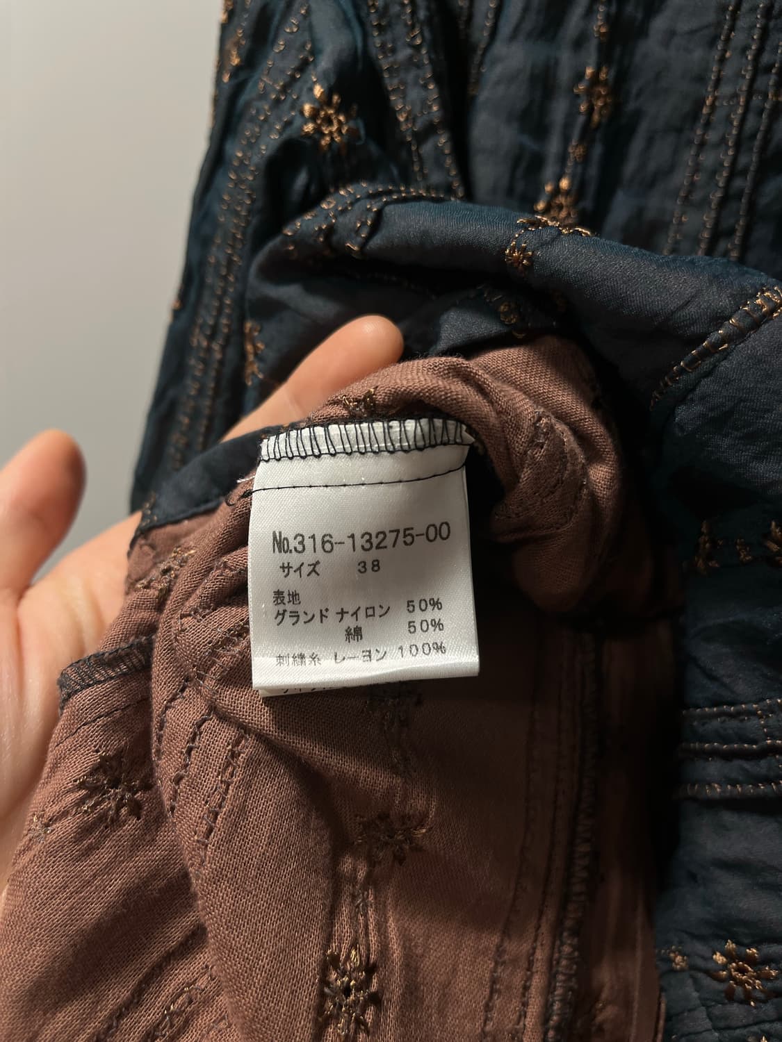 빈티지 엔틱 무드 자수 자켓 상품이미지3