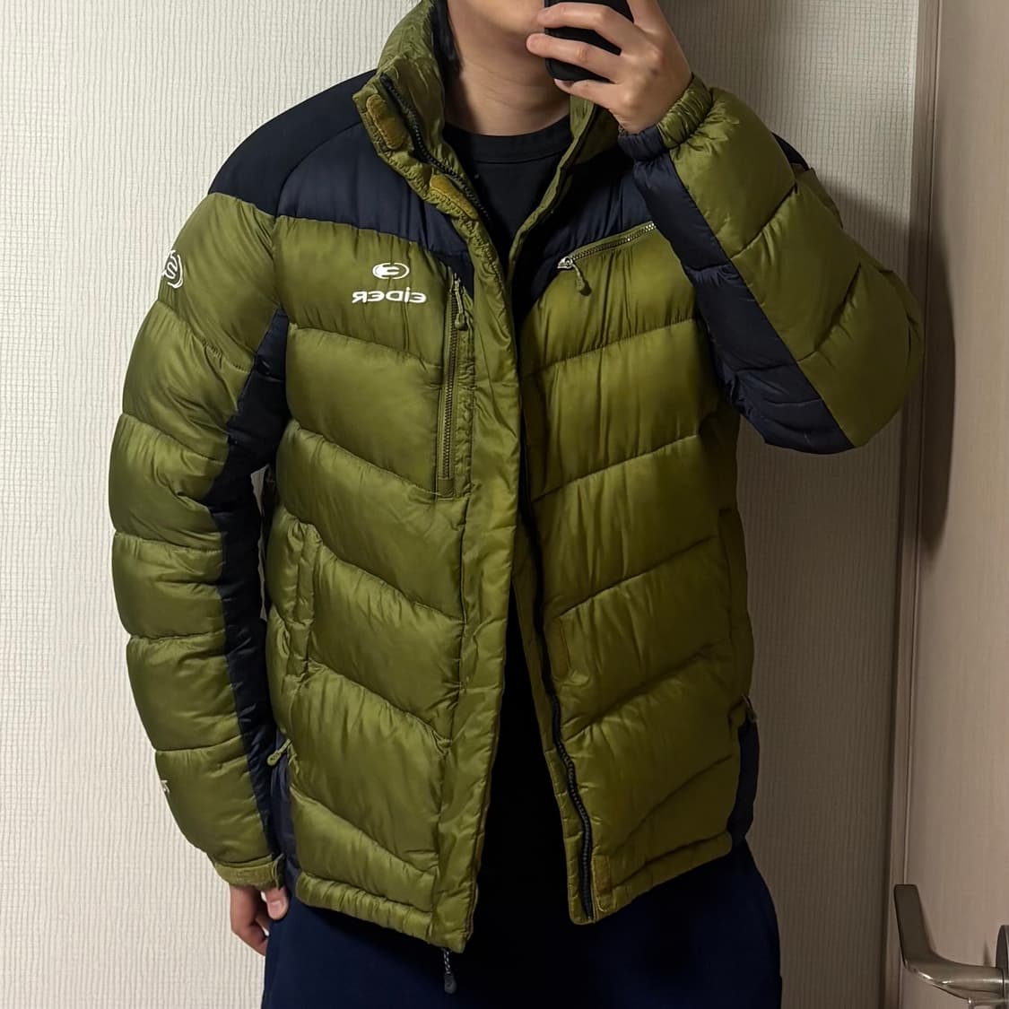 정품 아이더 덕다운 700 필파워 배색 패딩 자켓 점퍼 빅사이즈 상품이미지1