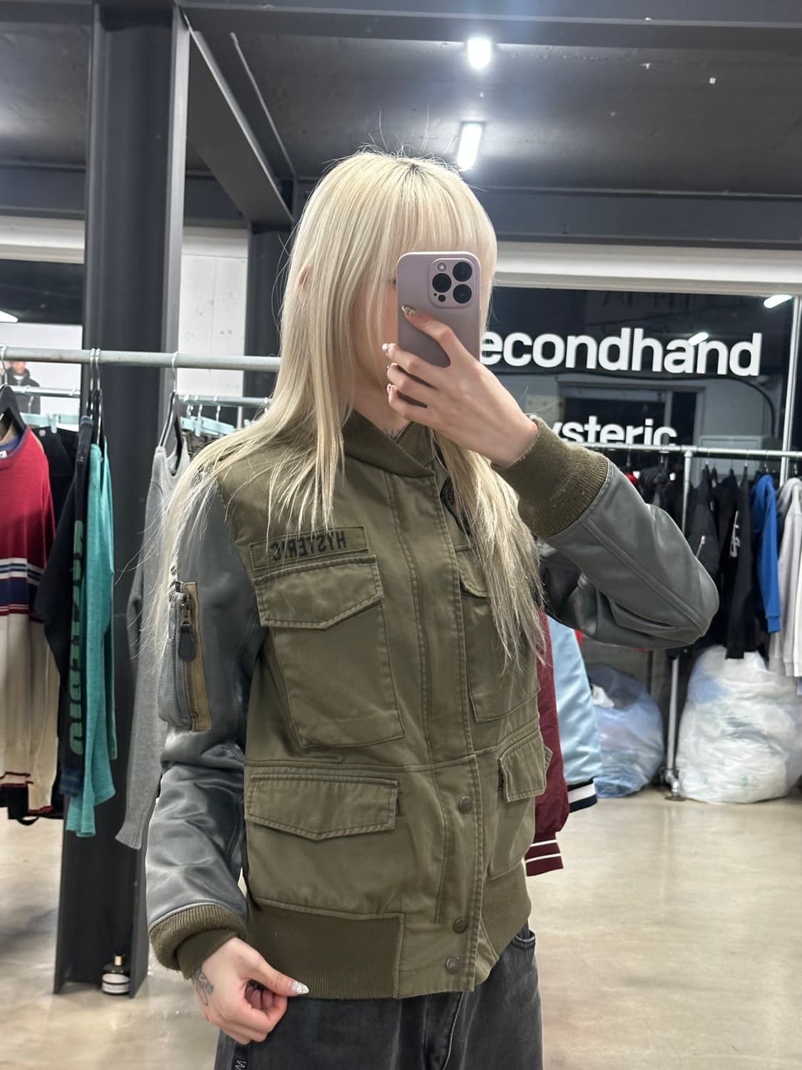 히스테릭 글래머 Hysteric Dream MA-1 재킷 상품이미지3