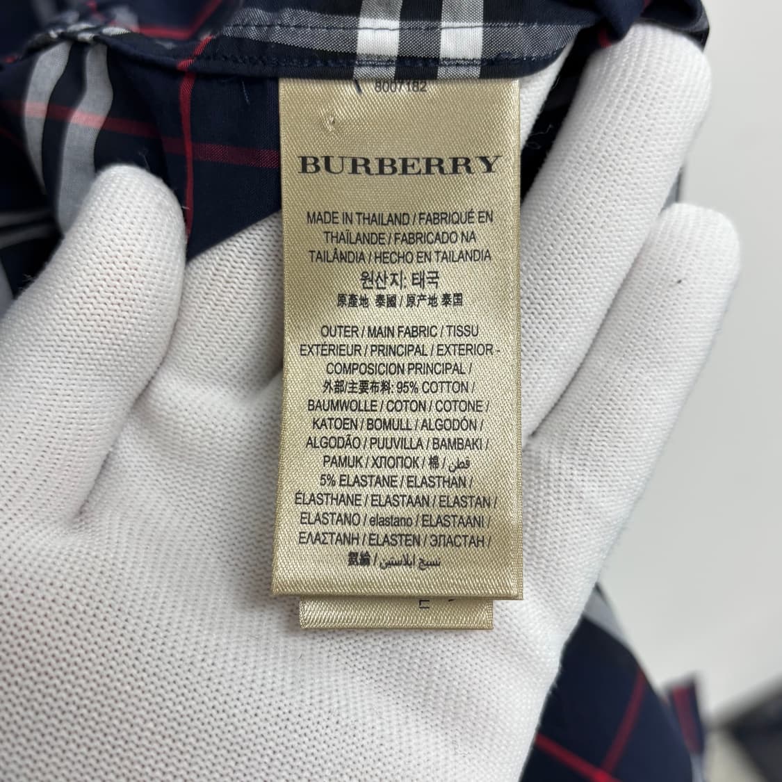 [XXL]버버리 체크 반팔 셔츠 상품이미지3
