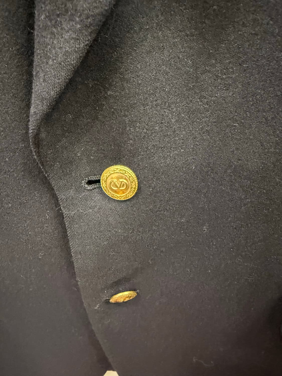 발렌티노 네이비 금장 버튼 자켓 상품이미지3