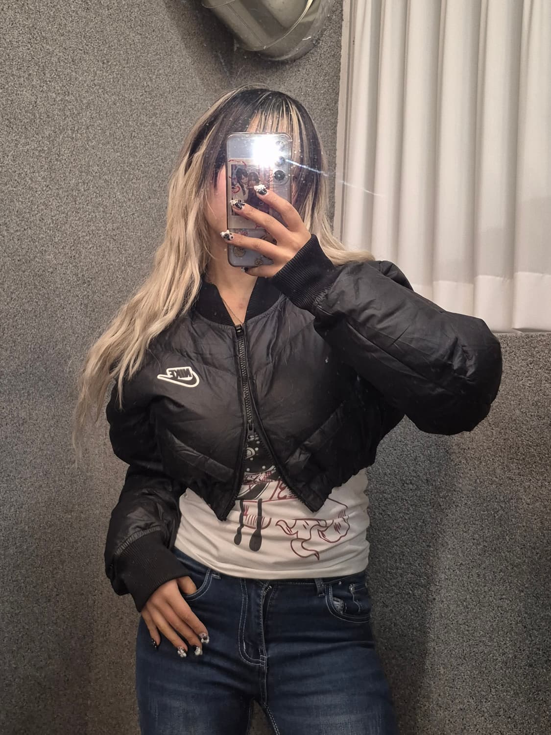 NIKE CROP PADDING 상품이미지1