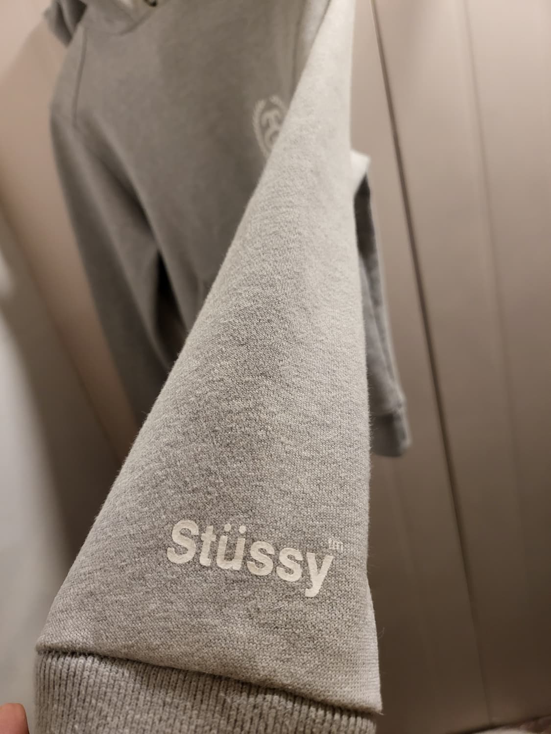 [S]스투시 Stussy 회색 후드티 상품이미지4