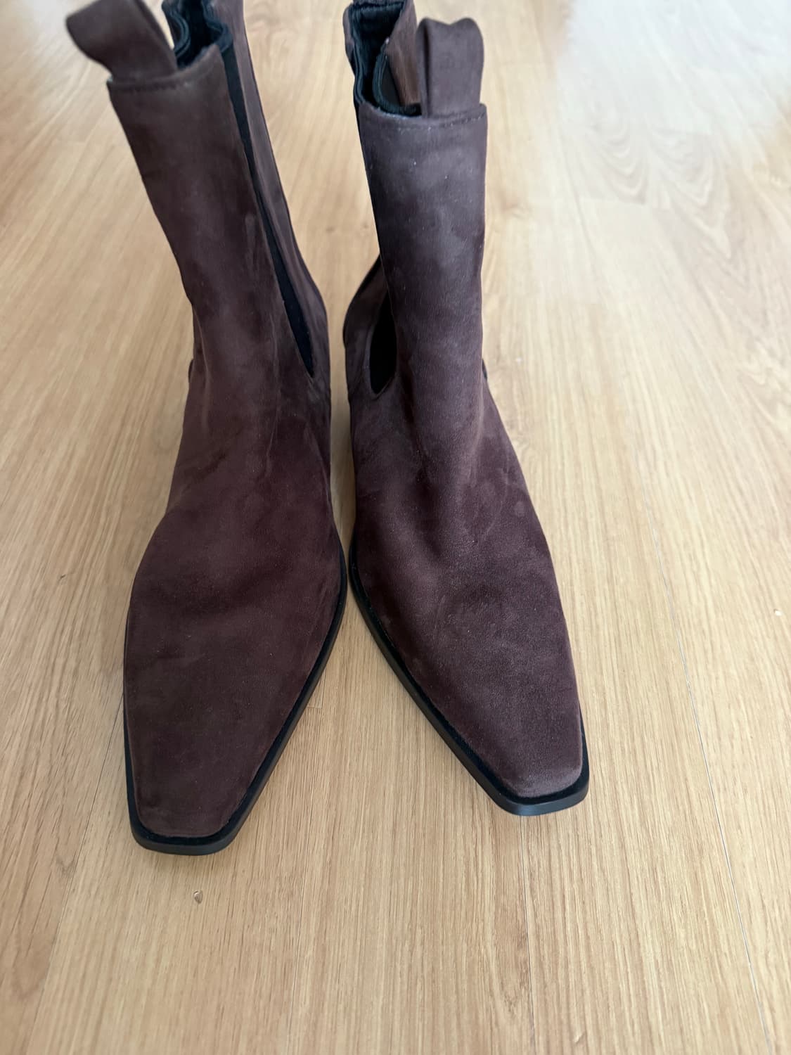 h&m 스웨이드 앵클 부츠 39 새상품 상품이미지2