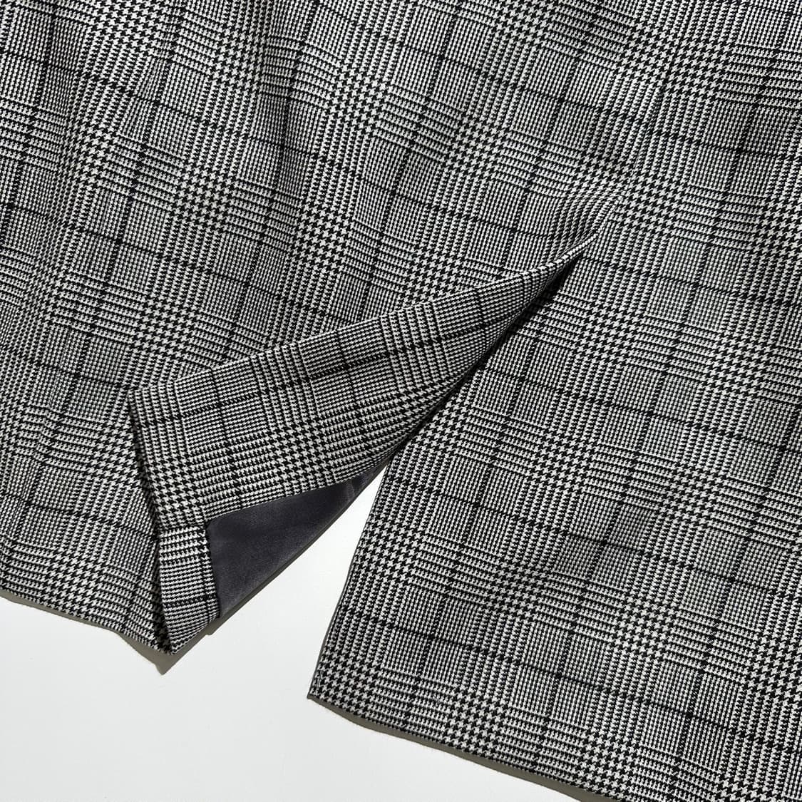 솔리드옴므 모헤어 블렌드 글렌체크 스냅버튼 더블블레이저 상품이미지7