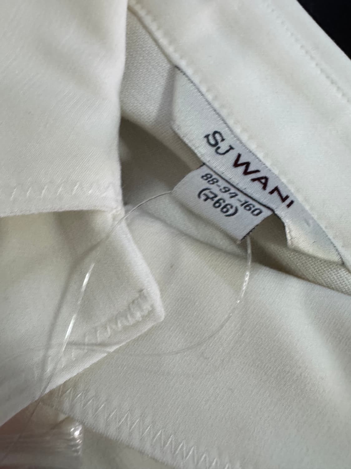 택있음! 여성 손정완 SJwani 화이트 풀오버 블라우스 M 상품이미지3