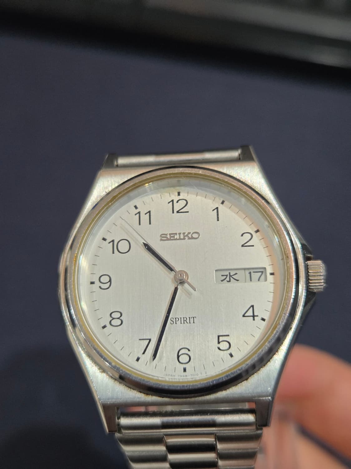 빈티지 세이코 스피릿 아라빅 실버 다이얼 SEIKO SPIRIT 상품이미지6
