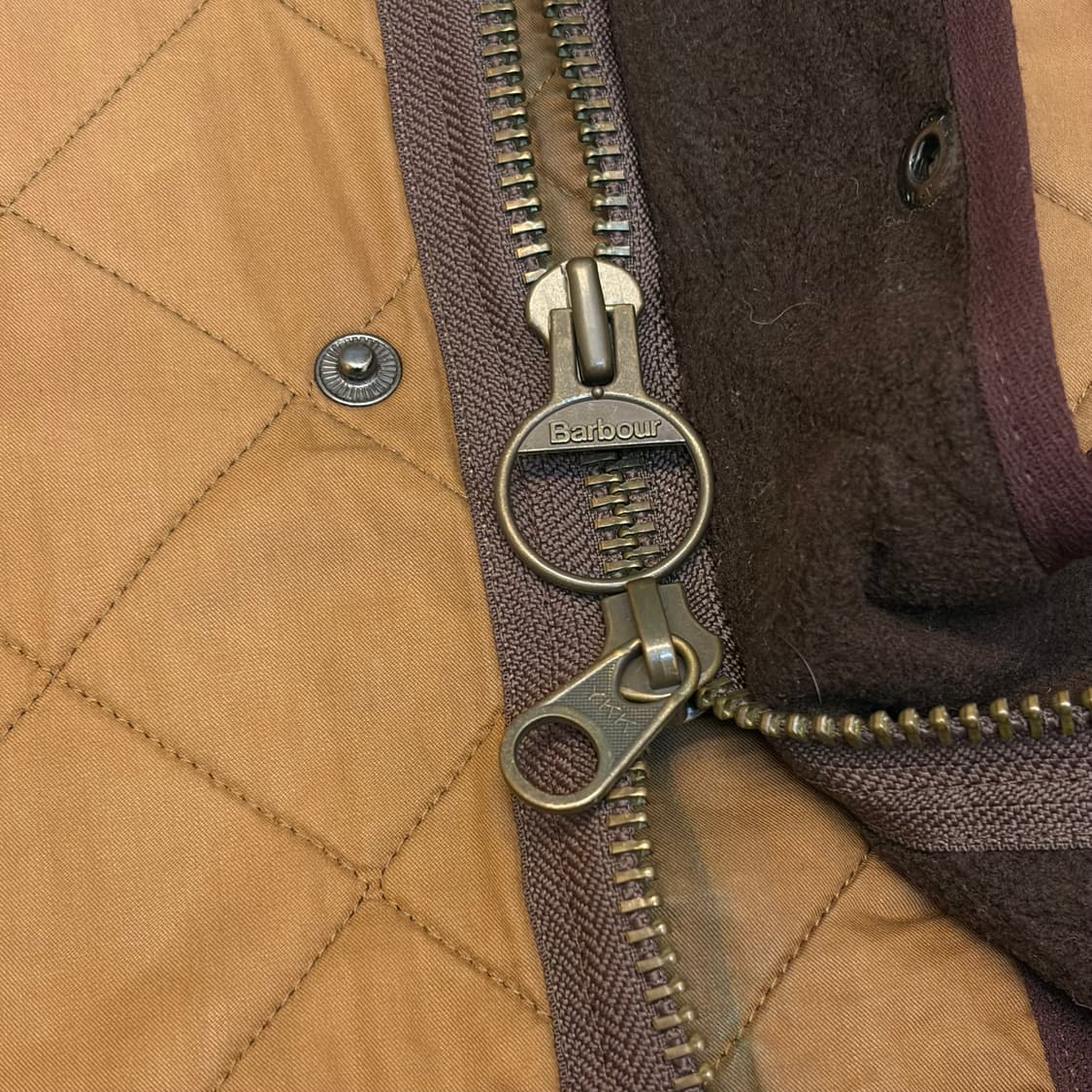 레어 90s USA 바버 퀼팅자켓 경량패딩 패딩 자켓 상품이미지7