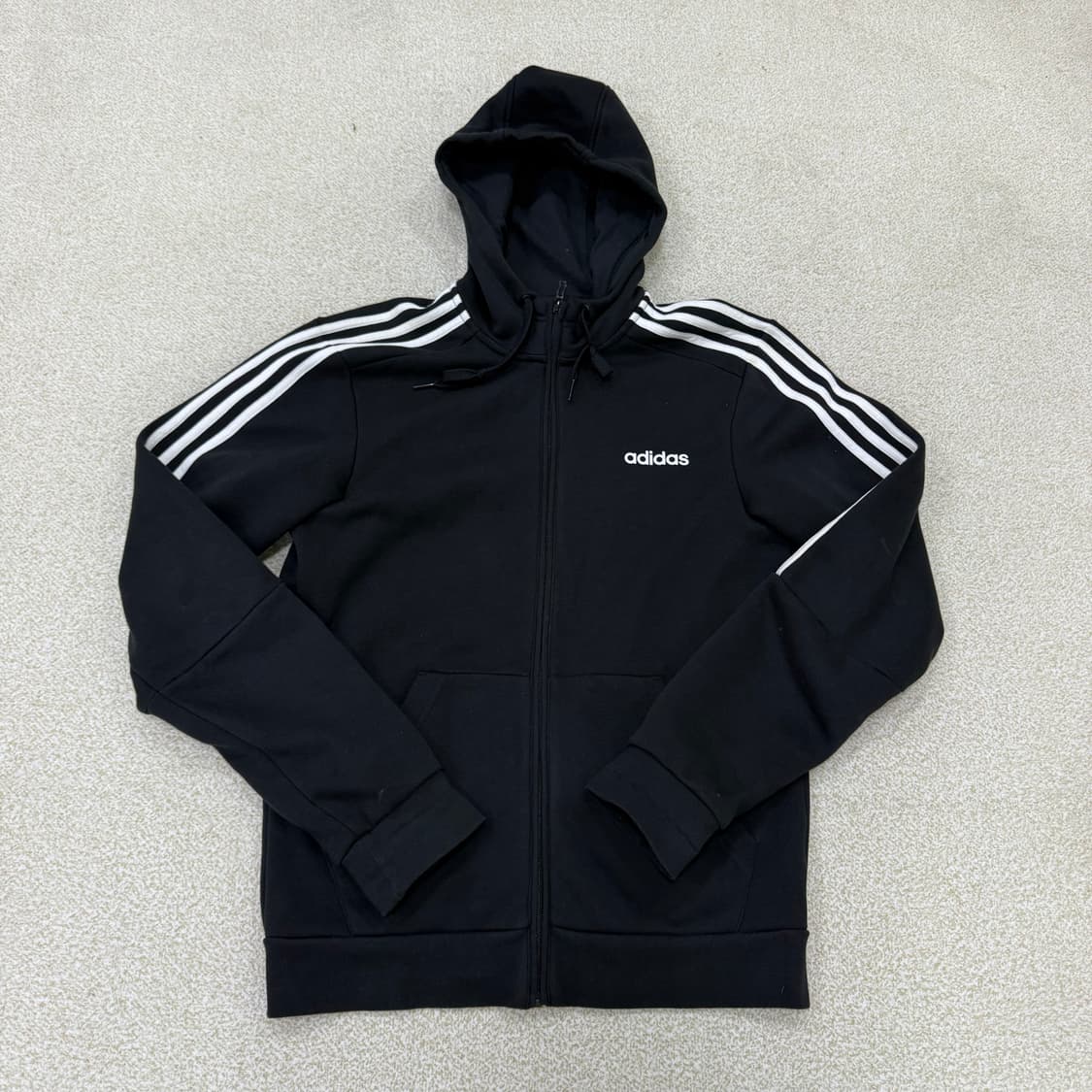 [XL] 아디다스 블랙 후드집업 1231T1 상품이미지1