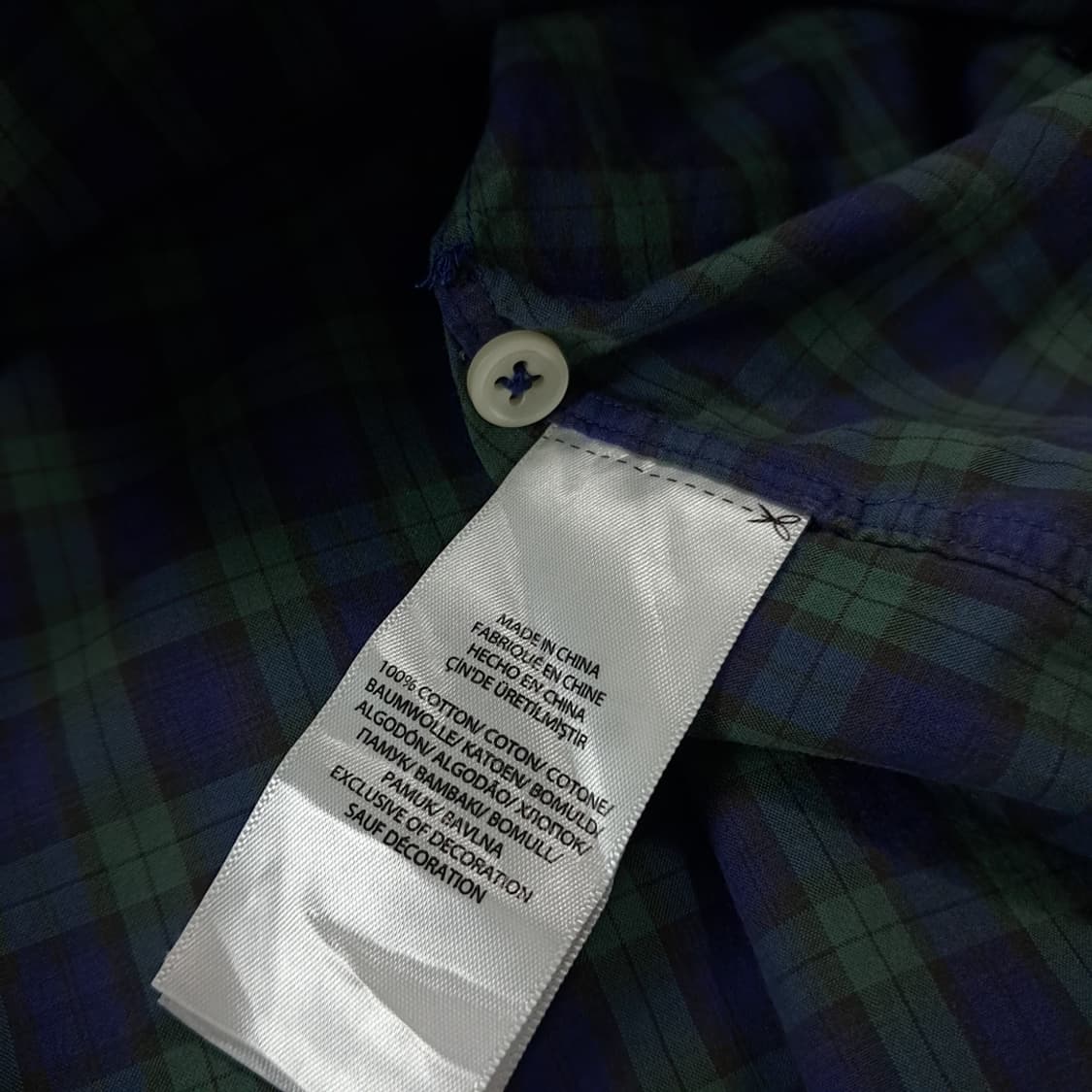 CJ249 XL 폴로 버튼다운 모던 블랙워치 반팔 셔츠 남방 상품이미지6