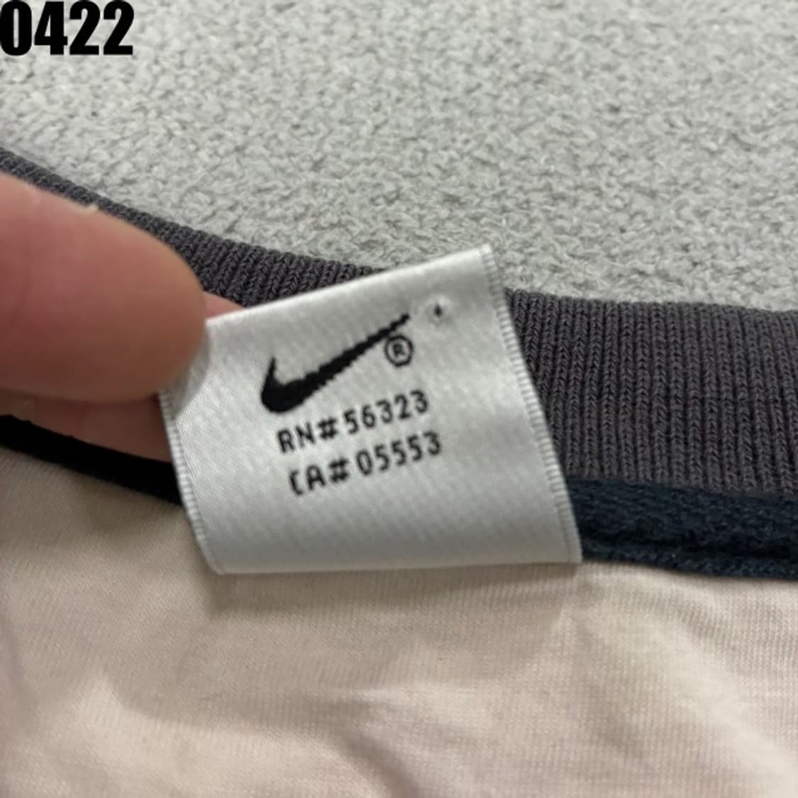 나이키 빅스우시 라인 그레이 올드스쿨 맨투맨 105 상품이미지3