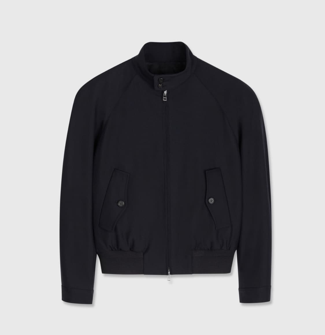 타일레 26ss 모노 사틴 울 해링턴 자켓 네이비 2 상품이미지1