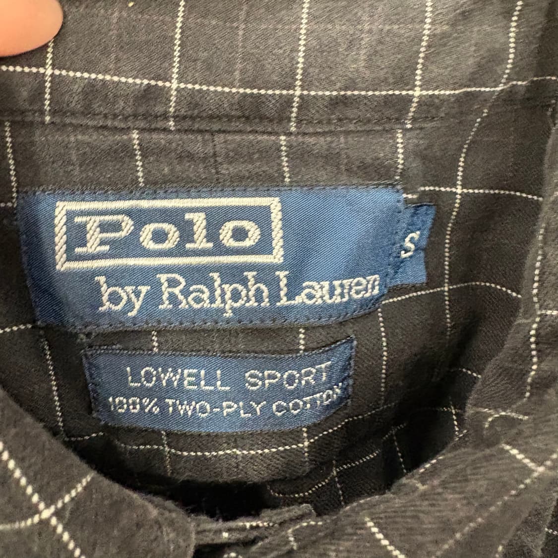 [정품/S] 폴로 랄프로렌 체크 긴팔 셔츠 b18 상품이미지5