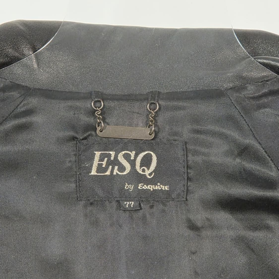 에스콰이아 ESQ 리얼 양가죽 투포켓 빈티지 자켓 77 상품이미지6