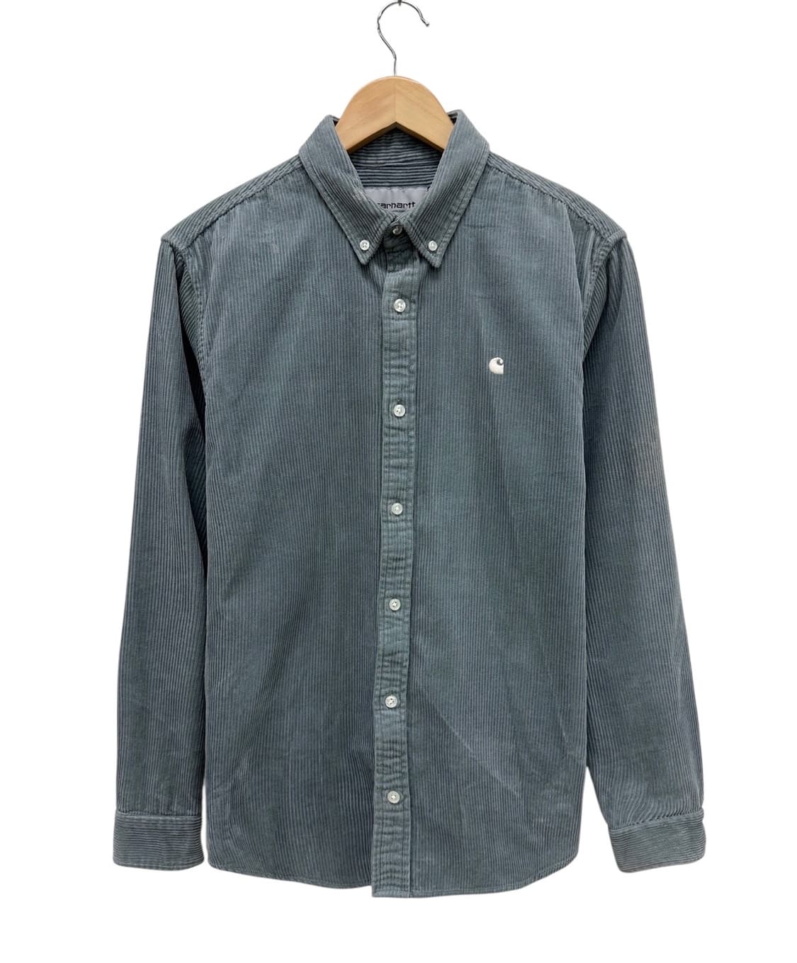 칼하트 WIP 메디슨 코듀로이 골덴셔츠 블루그린 (M) 상품이미지1
