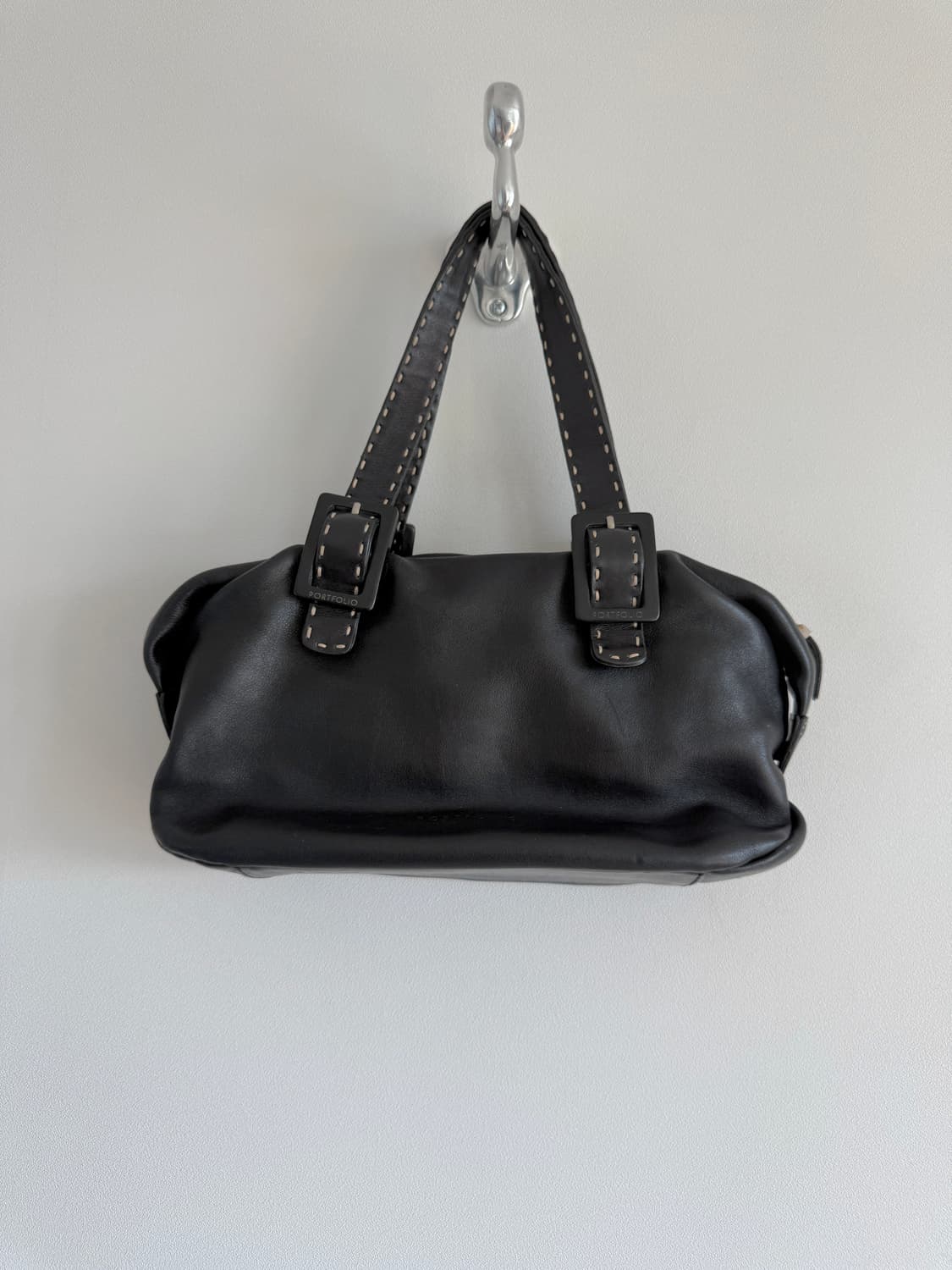 Pre owned 레더 토트백 상품이미지1