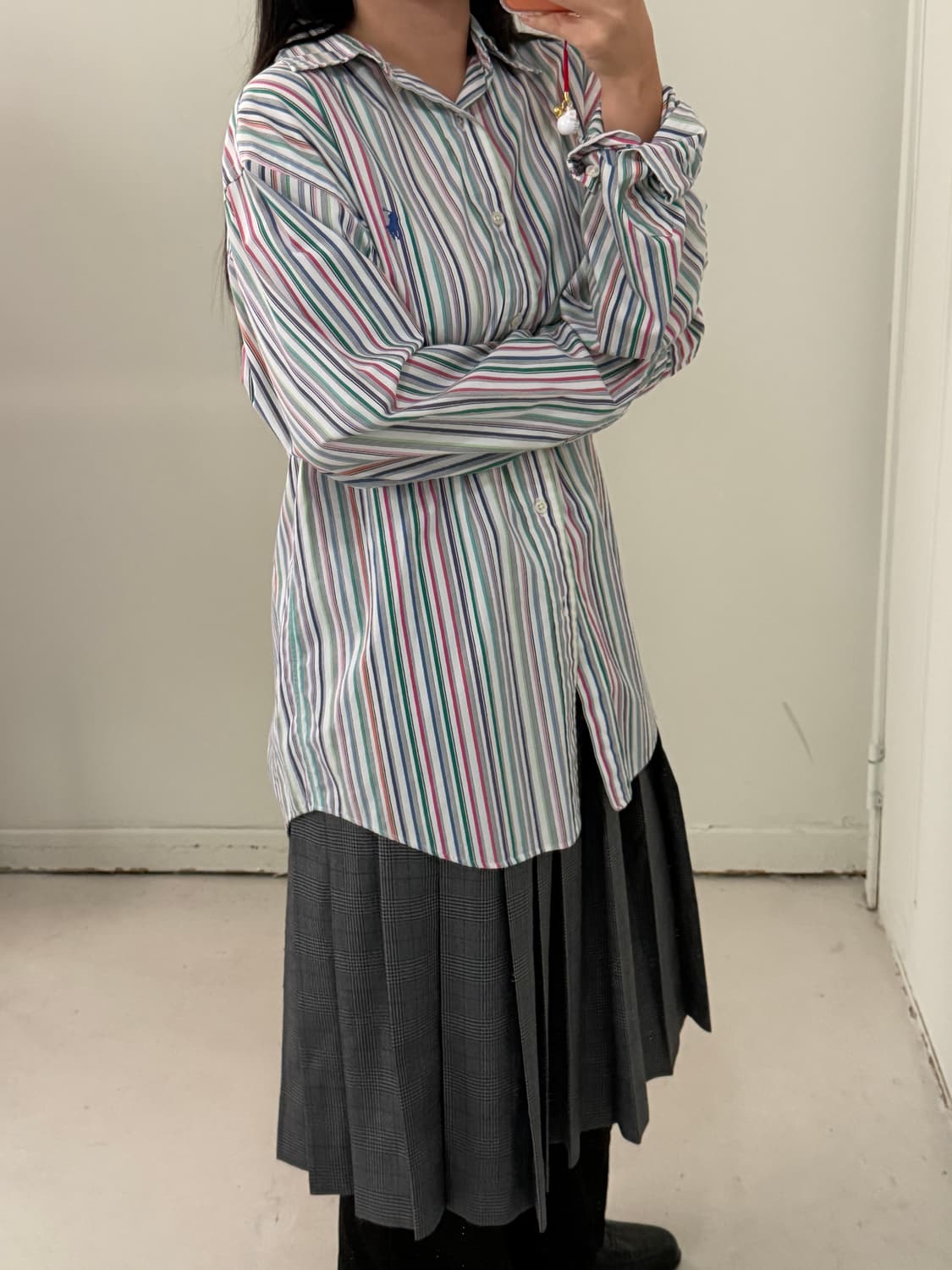 폴로 랄프로렌 멀티컬러 네이비포니 셔츠 상품이미지2