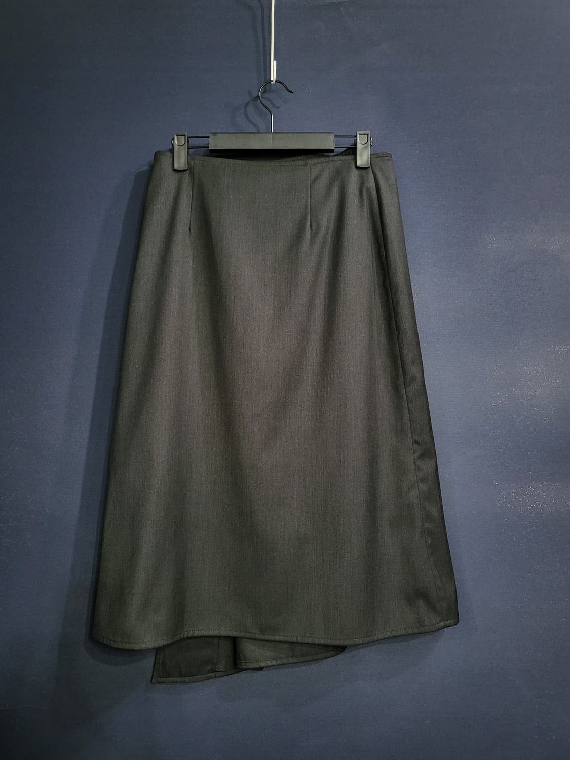 로우 클래식 언발란스 랩 스커트 상품이미지5