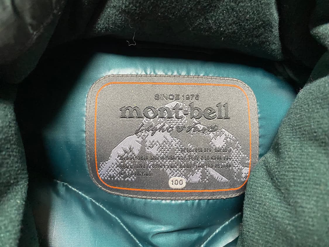 Montbell ex800 거위털패딩 L(100) 상품이미지6