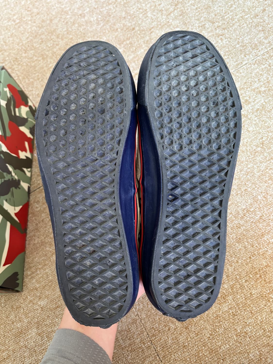 (285) 반스 볼트 x 나이젤카본 OG 어센틱 LX 원 화이트 네이비 상품이미지5