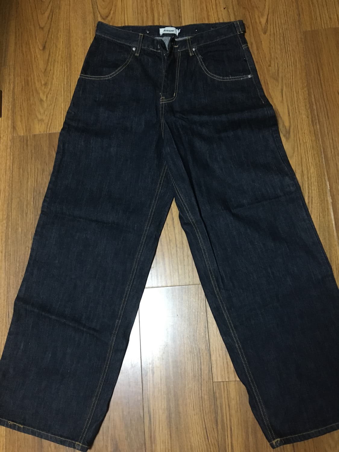 로우라이즈 와이드 팬츠 상품이미지2