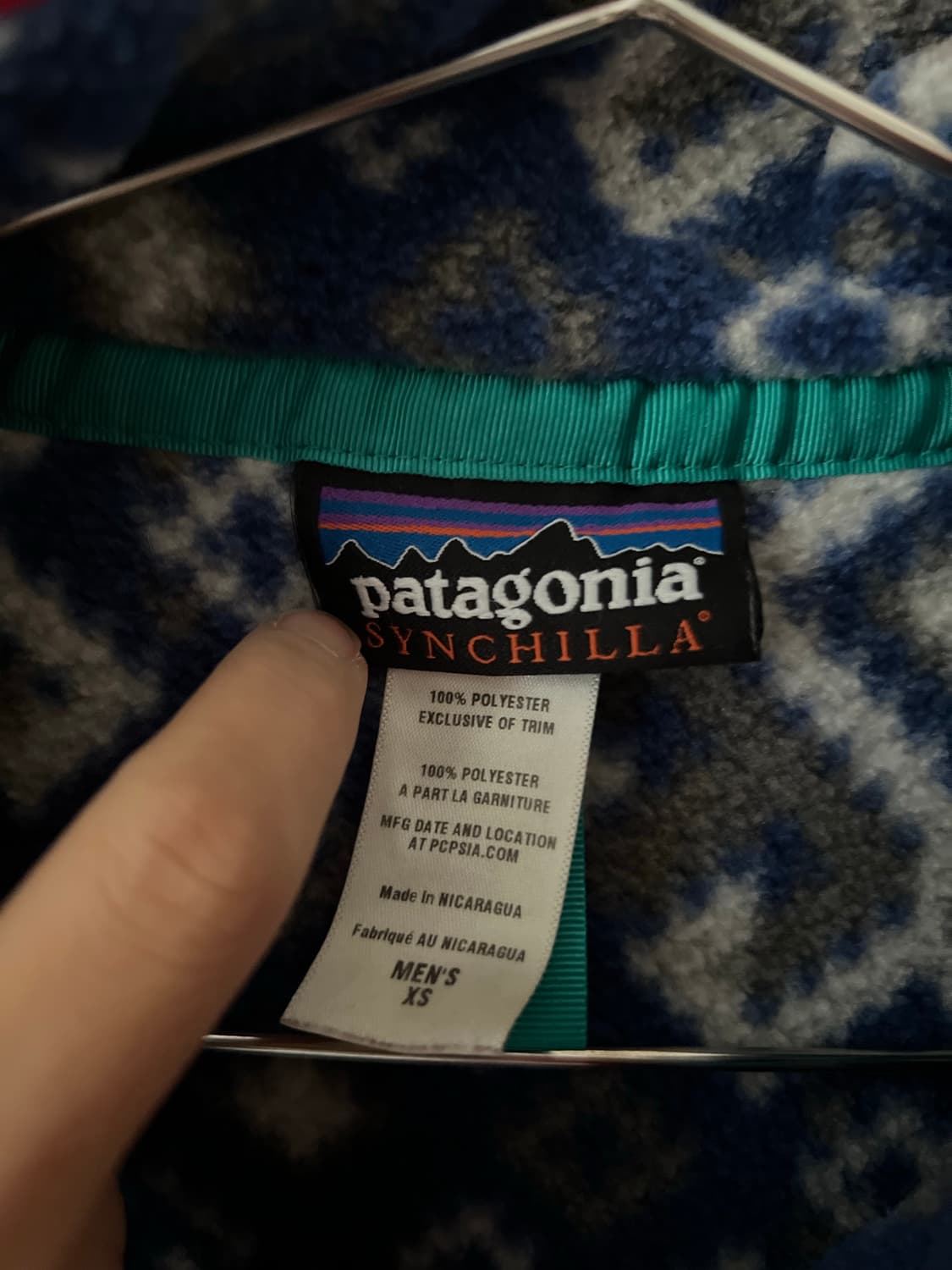 파타고니아 신칠라 men XS 상품이미지3