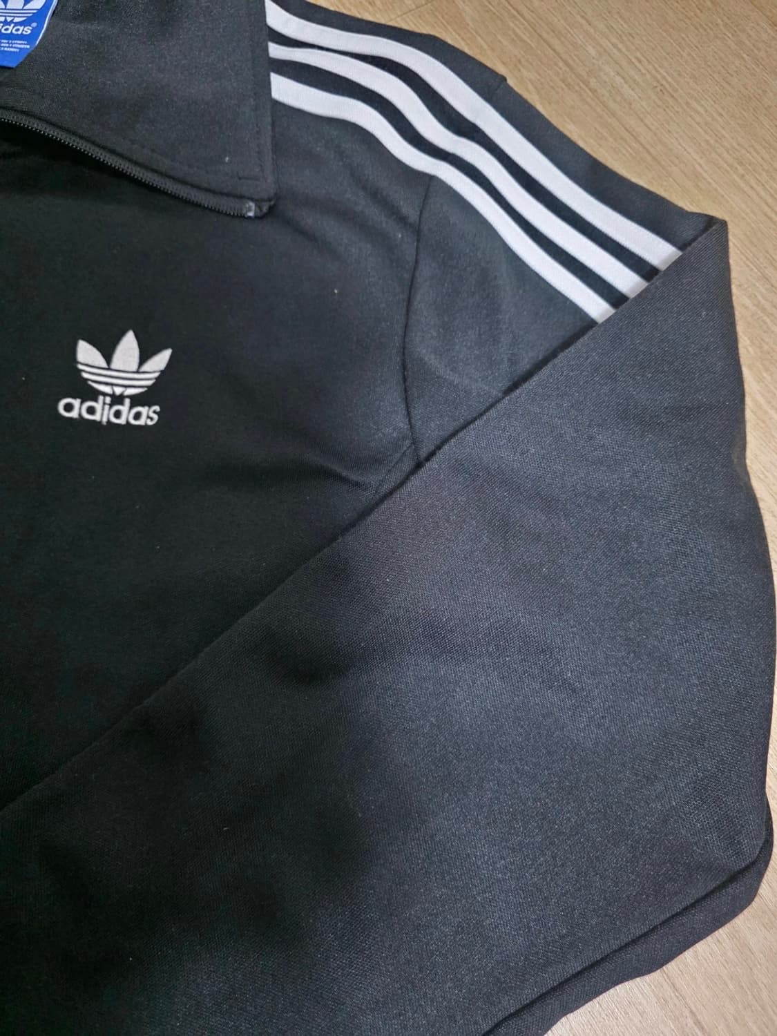 아디다스 유로파 트랙탑 저지 블랙 상품이미지4