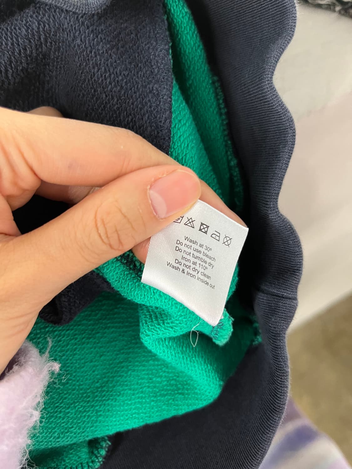 써네이 SUNNEI 스트라이프 맨투맨 L 상품이미지7