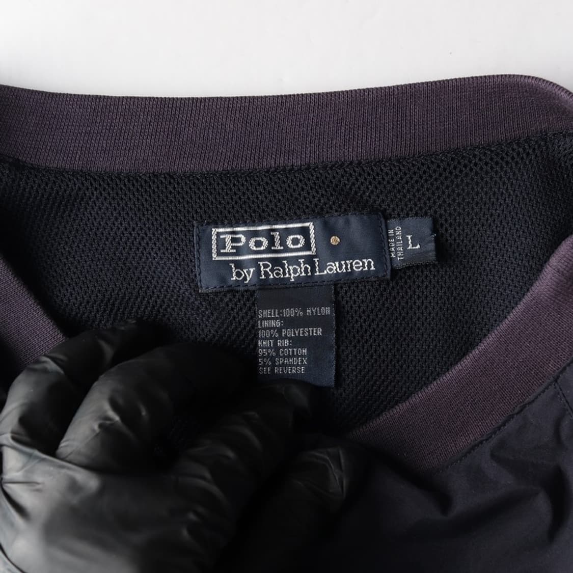 폴로 랄프로렌 나일론 크루넥 풀오버 네이비 L 상품이미지5