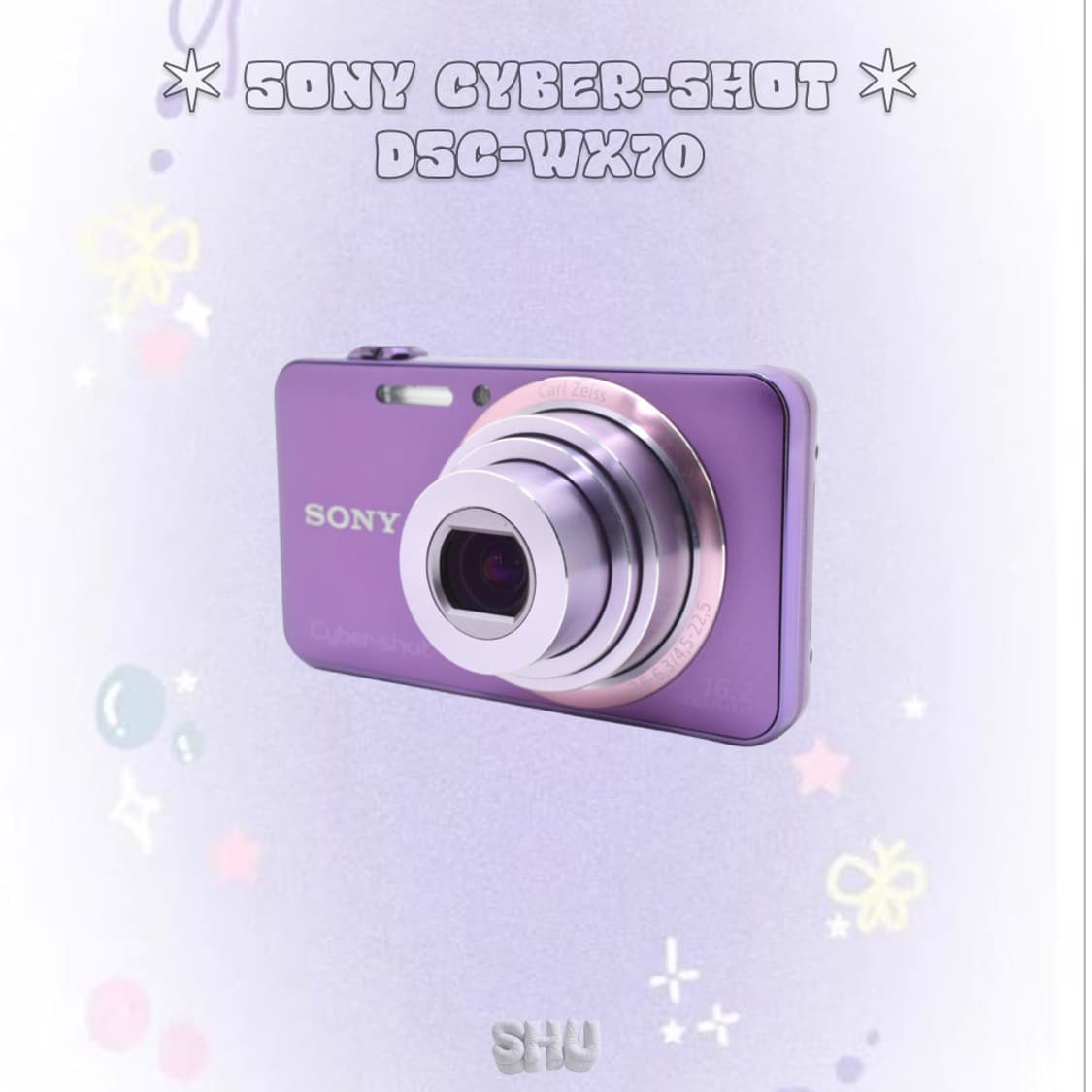 소니 사이버샷 DSC-WX70 빈티지 디카  퍼플 상품이미지4