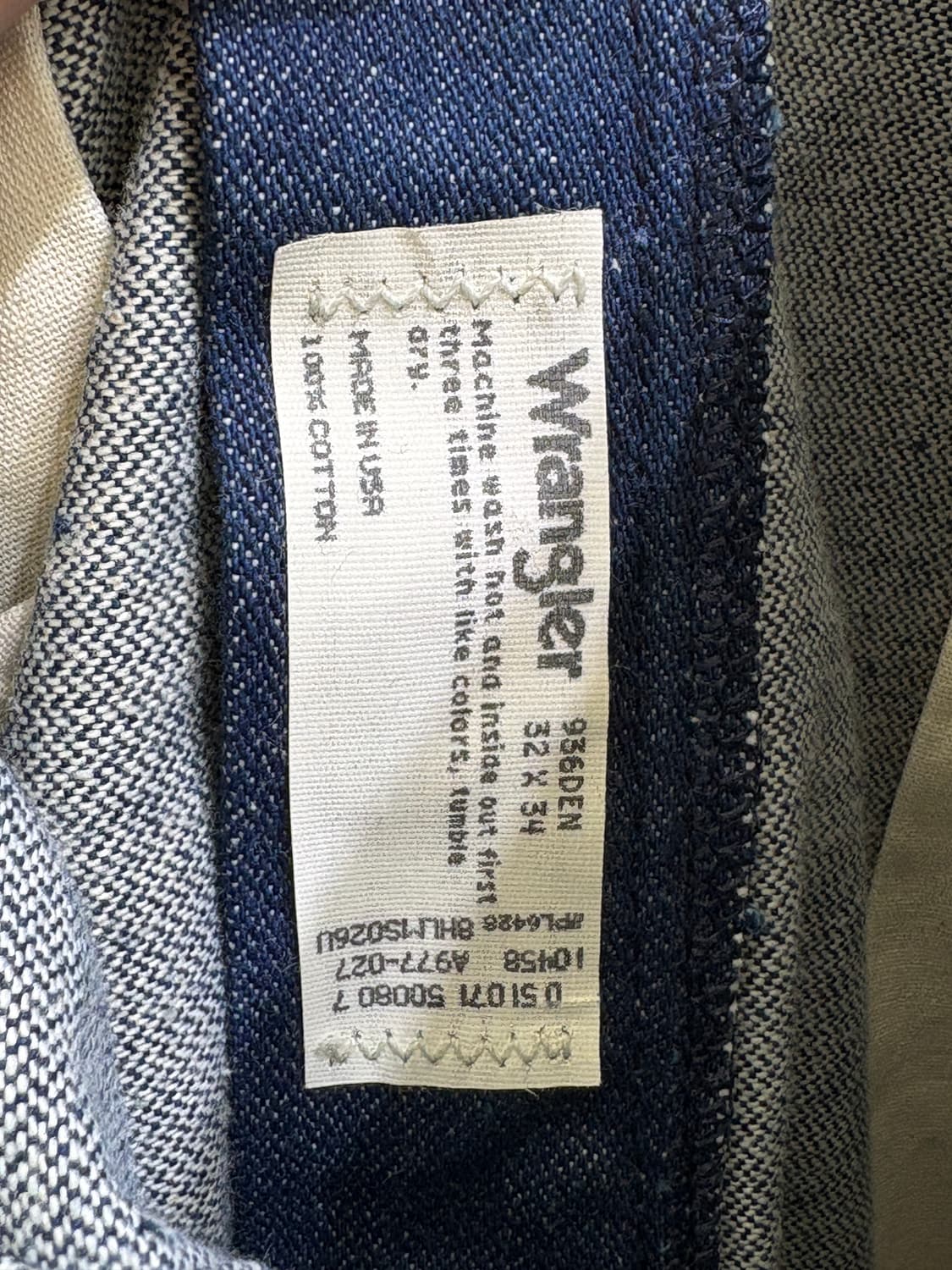 WRANGLER (Made in USA) 데님팬츠 상품이미지7