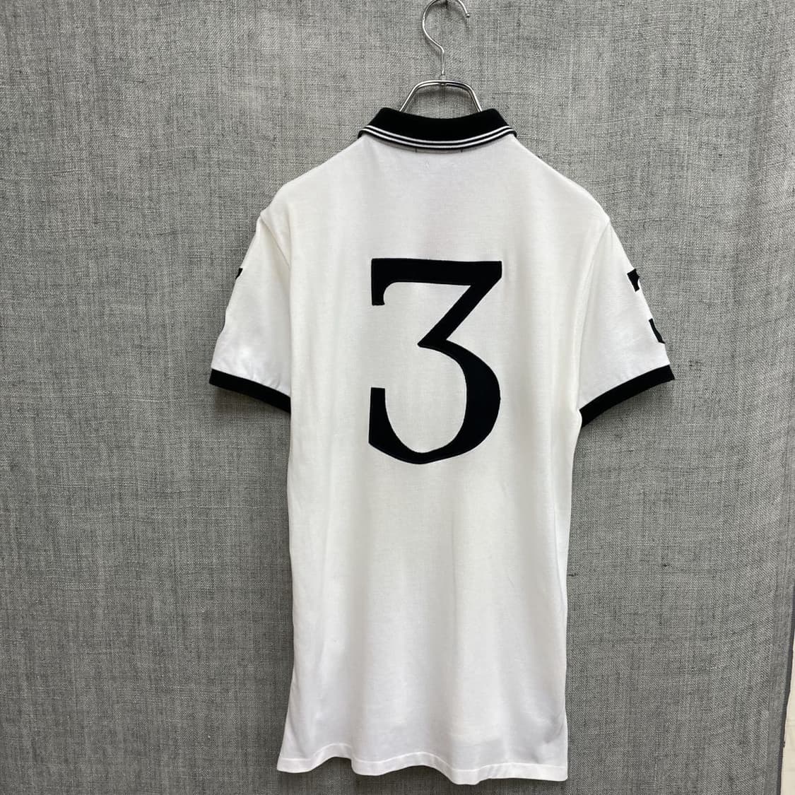 폴로 랄프로렌 블랙워치 빅포니 폴로팀 카라티 화이트 (S) 상품이미지3