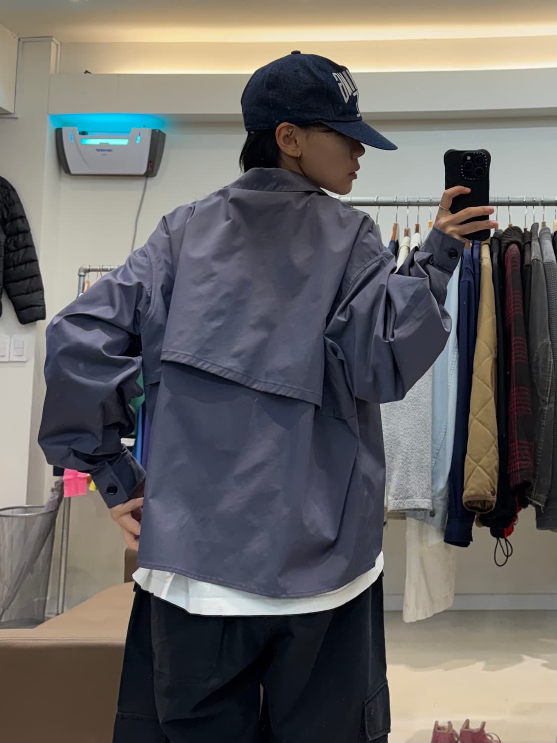 HARE 샤인 나일론 셔츠 상품이미지6