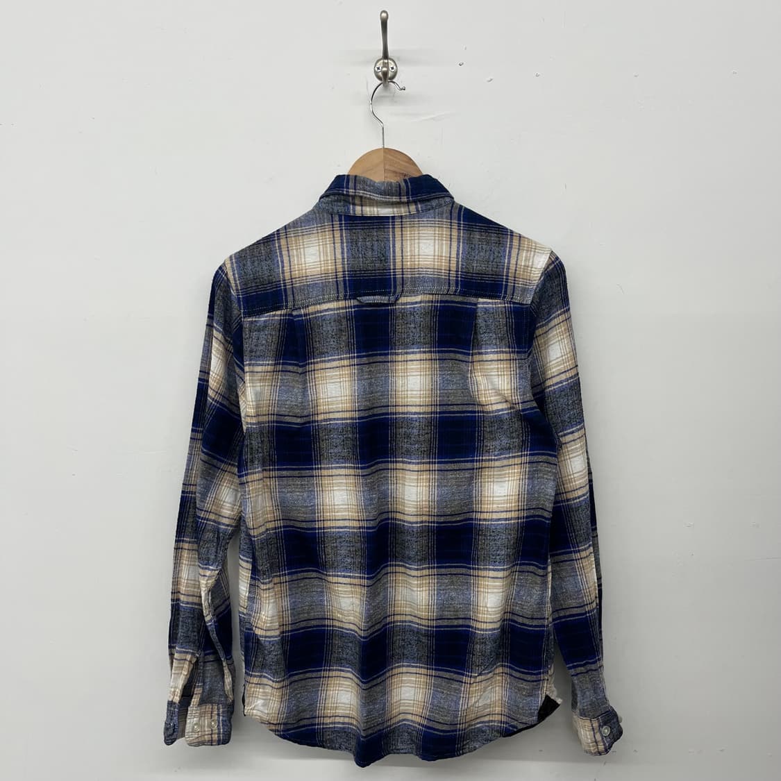 Vans 반스 체크 셔츠 남방 네이비 남m 상품이미지7
