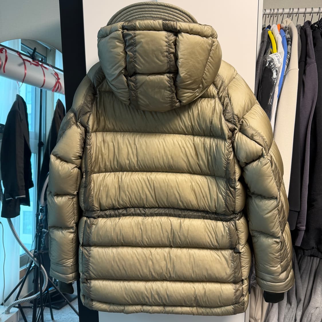 이스트로그 윈드스톰 다운 파카 올리브 S 새제품 / Eastlogue W 상품이미지3