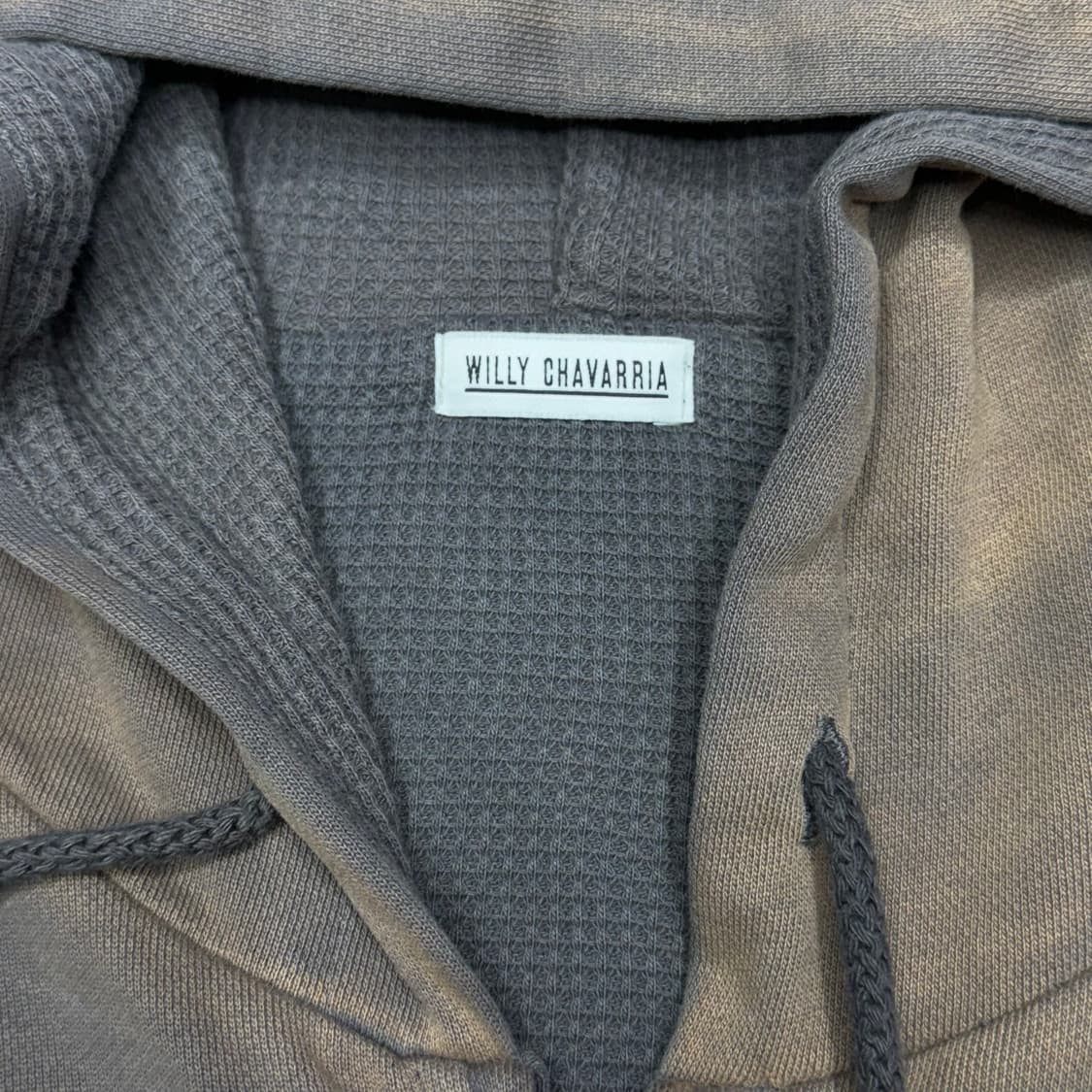 [M] 윌리차바리아 브라운 후드집업 상품이미지5