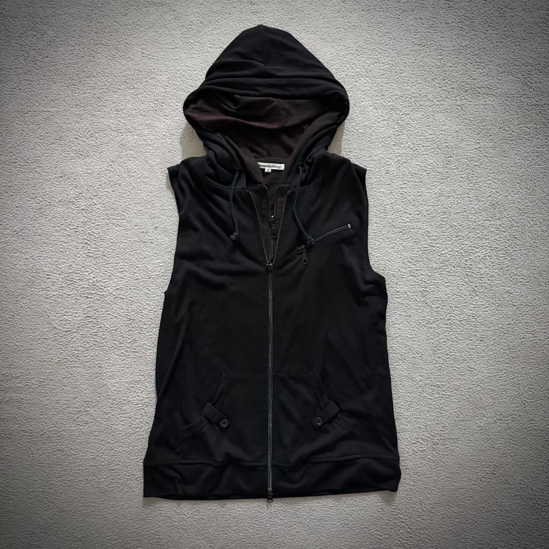 Semanticdesign layered hoodie vest 상품이미지1