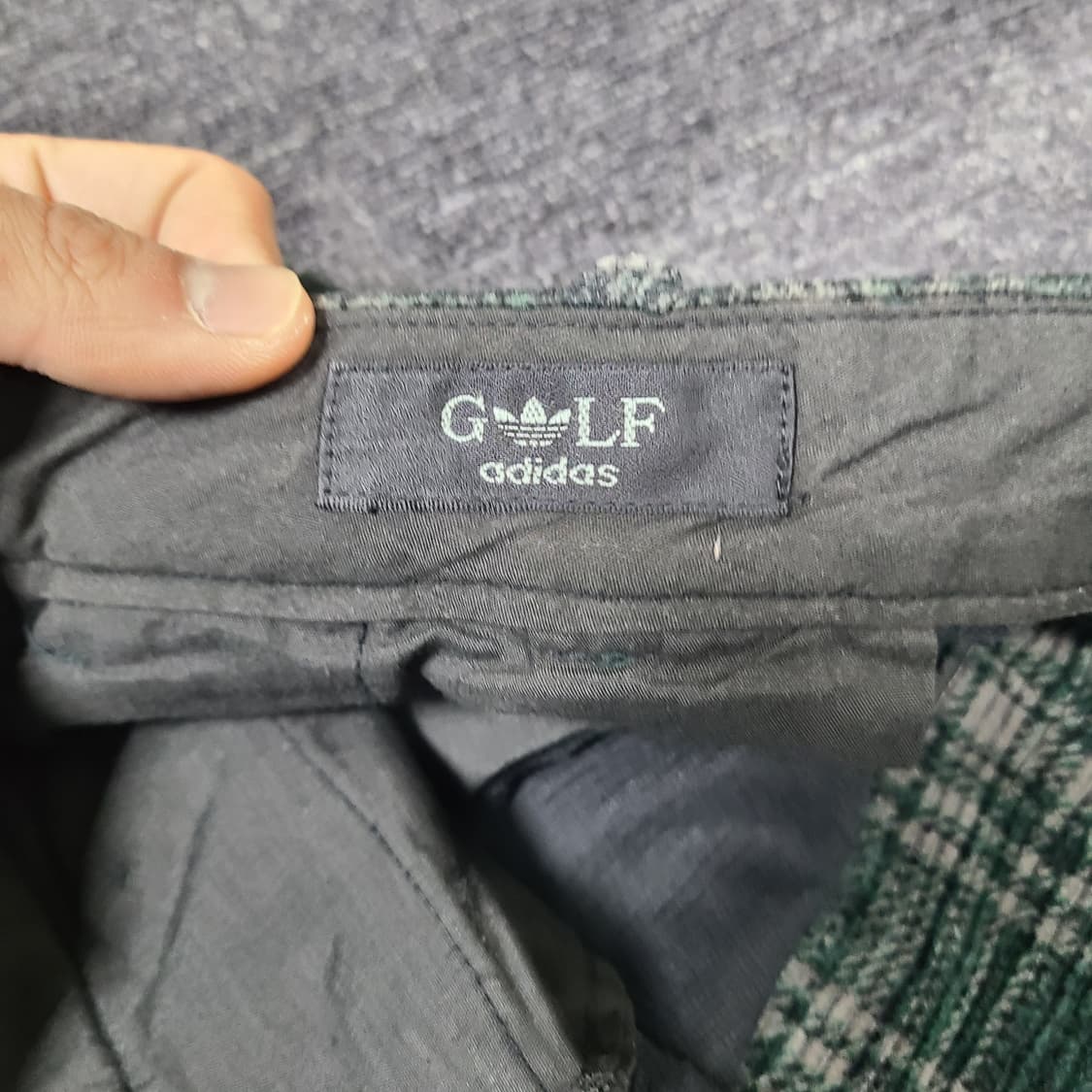 빈티지 아디다스 코듀로이 체크팬츠 상품이미지4
