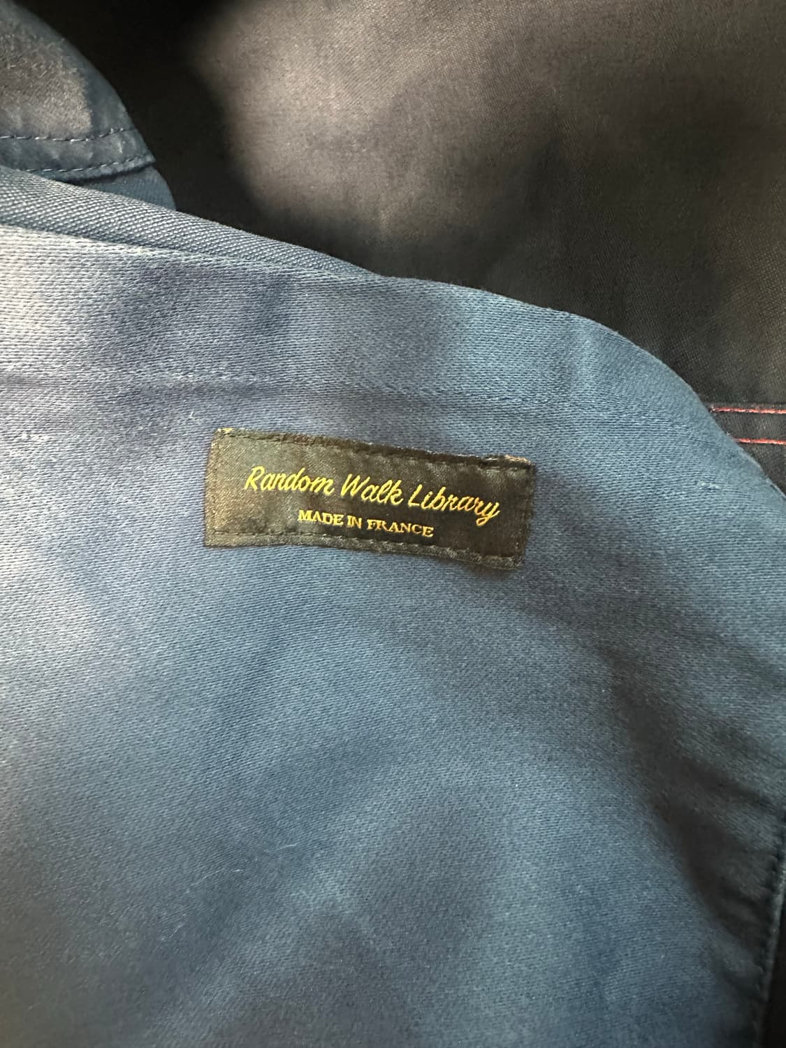 랜덤워크 라이브러리 프렌치워크자켓 네이비 2사이즈 상품이미지4