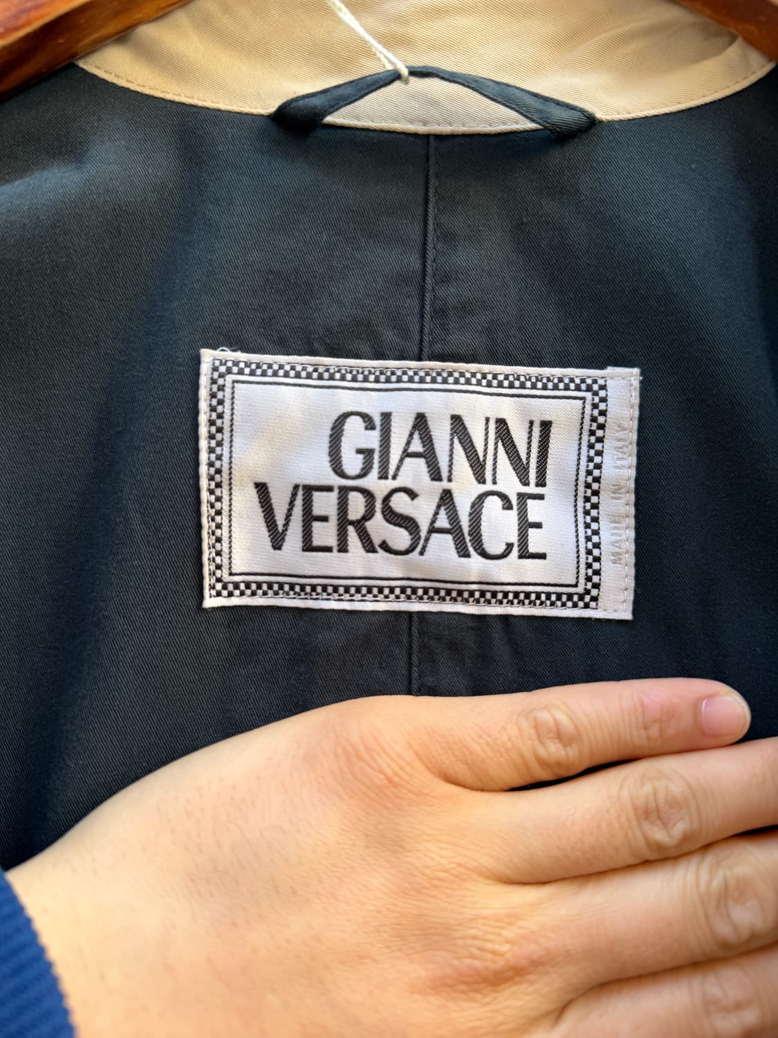 1990s GIANNI VERSACE MEDUSA 베르사체 밀리터리코트 상품이미지10