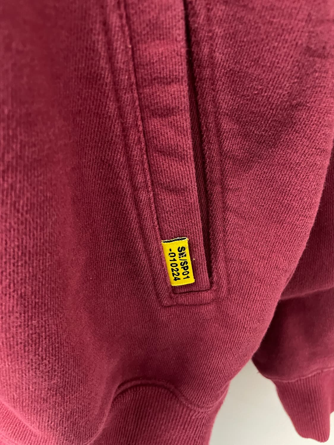 디스이즈네버댓 버건디 후드티 H1815 상품이미지4