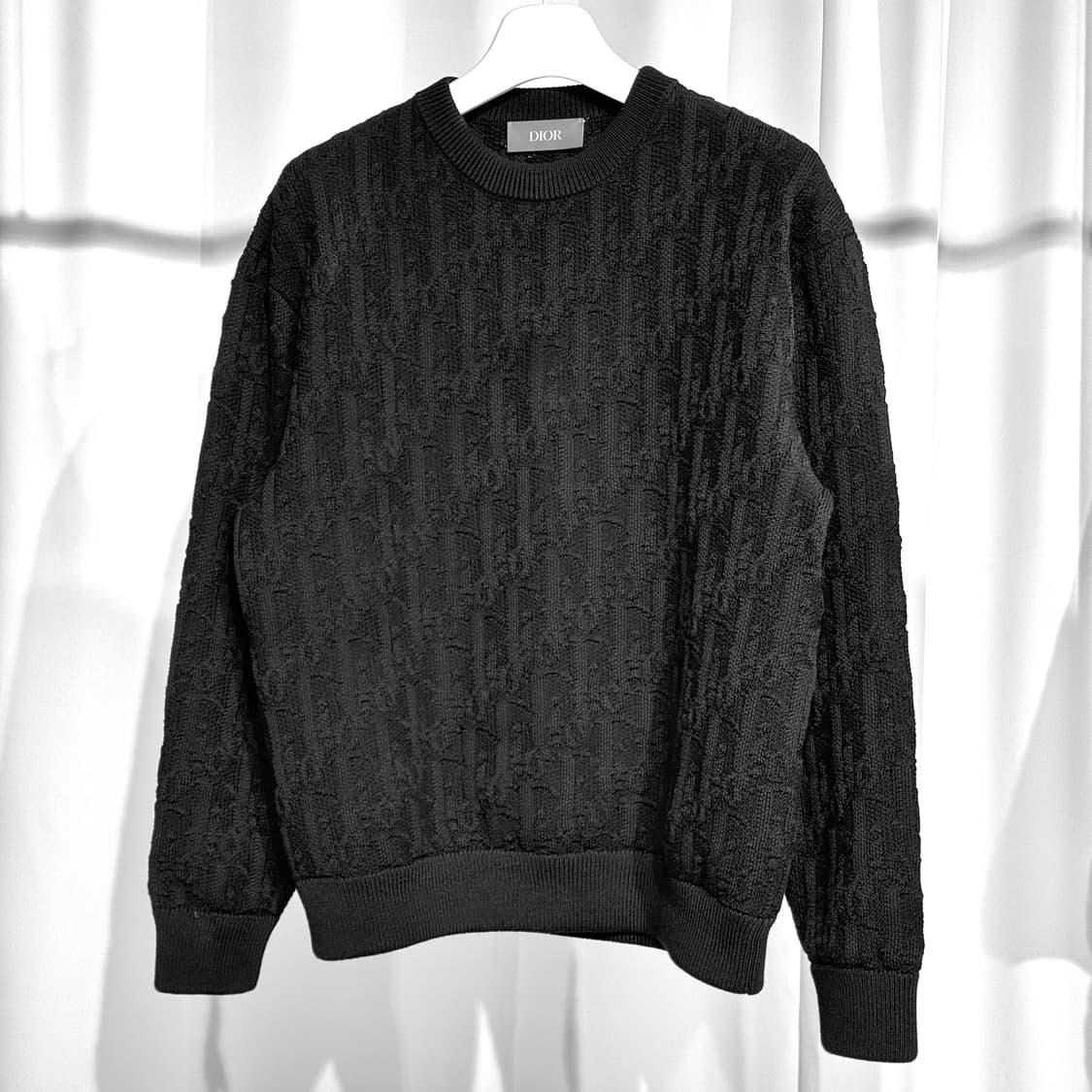 [새상품급/L] 25FW 디올 오블리크 블랜드 자카드 풀오버 니트 상품이미지3