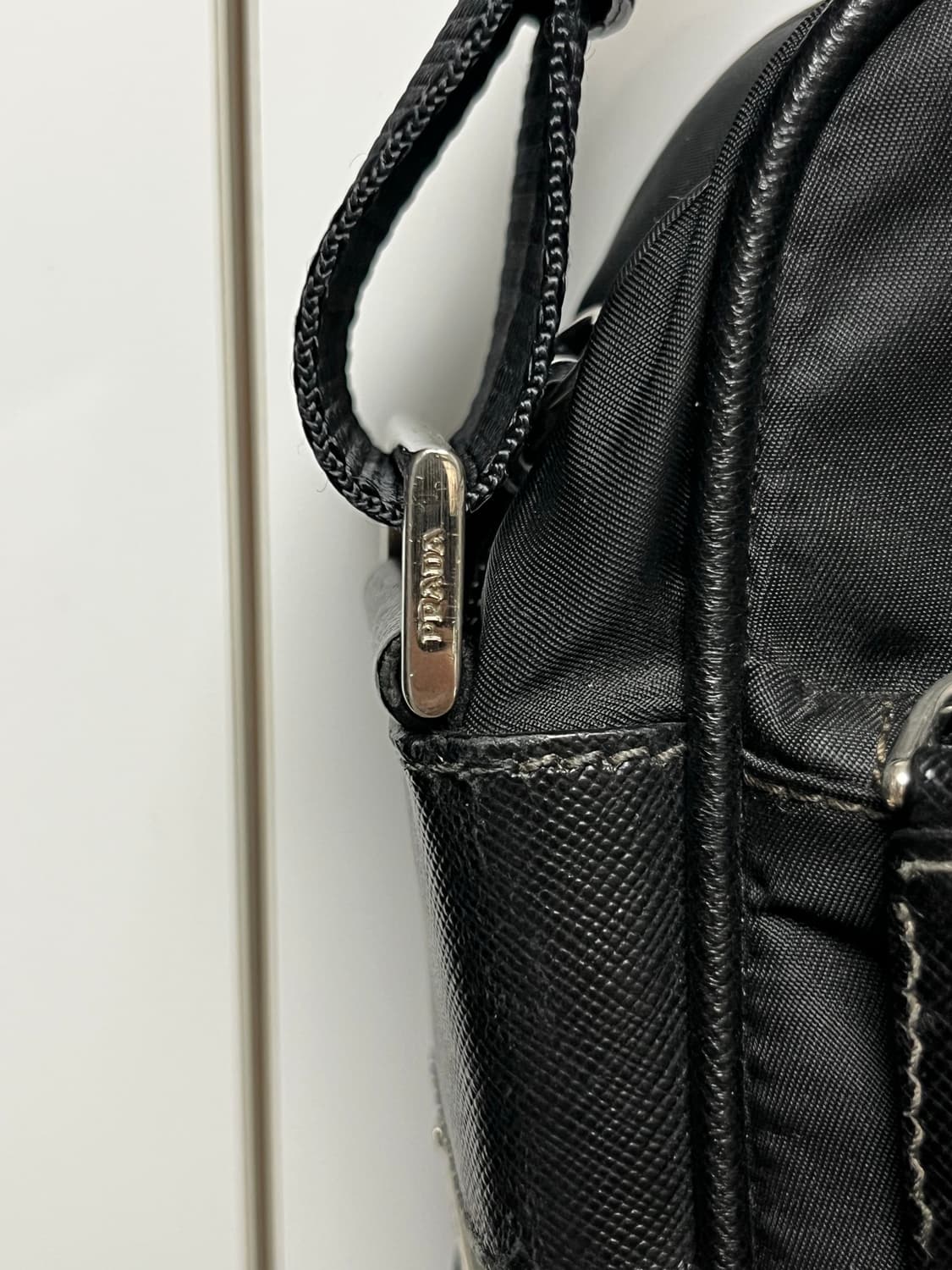 프라다 블랙 나일론 크로스백 상품이미지5